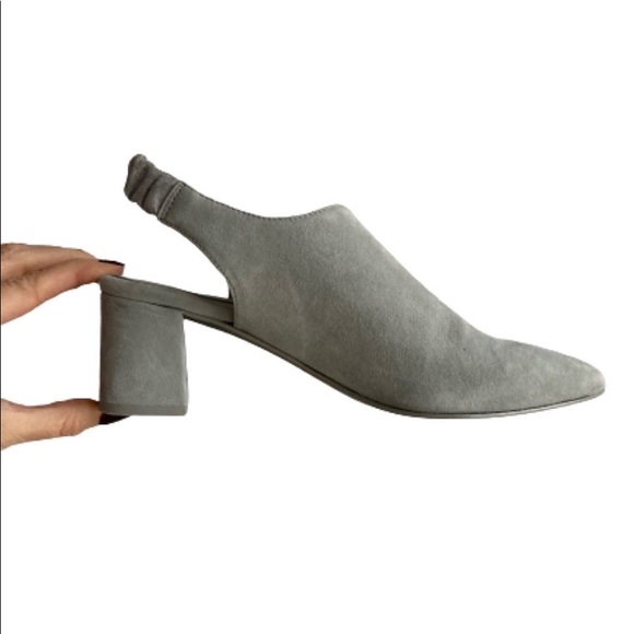 SHOE THE BEAR | pointed toe suede block heel slingbacks NWOT - Picture 1 of 4